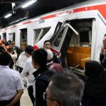 Kecelakaan kereta di bekasi